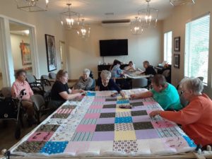 Blacksmtih Fork Quilt Tying Party 1